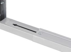 HOME Set of 2 Silver Wall Mounting Brackets.